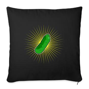 Pickle Star Pickle - Sofa pillowcase 17,3'' x 17,3'' (45 x 45 cm) - black - Front