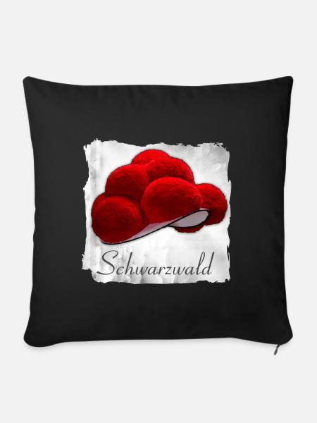 Bollenhut Schwarzwald 1.5 - Sofakissenbezug 45 x 45 cm - Schwarz