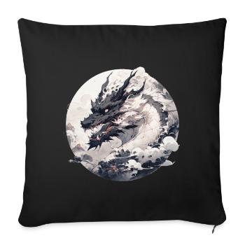Mecha Animal Tiger Wolf Fox Dino Bear Cyborg - Sofa pillowcase 17,3'' x 17,3'' (45 x 45 cm) - black - Front