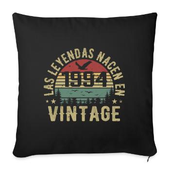 Legenden sind geboren 1994 Geburtstagsgeschenk 1994 - Sofakissenbezug 45 x 45 cm - Schwarz - Vorne