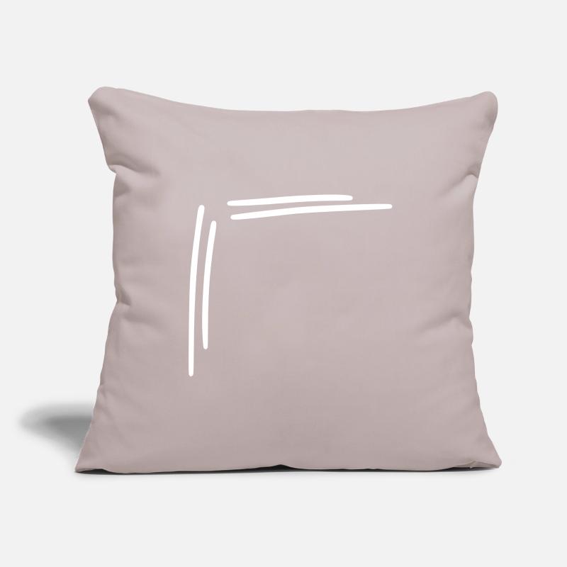 angular frame corner Vector Sofa pillowcase 17,3'' x 17,3'' (45 x 45 cm)