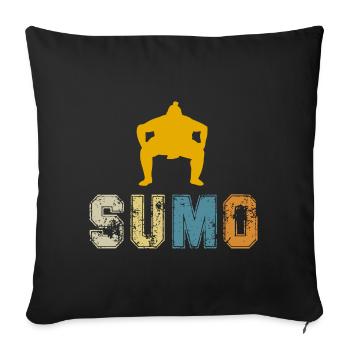 Sumo - Sofa pillowcase 17,3'' x 17,3'' (45 x 45 cm) - black - Front