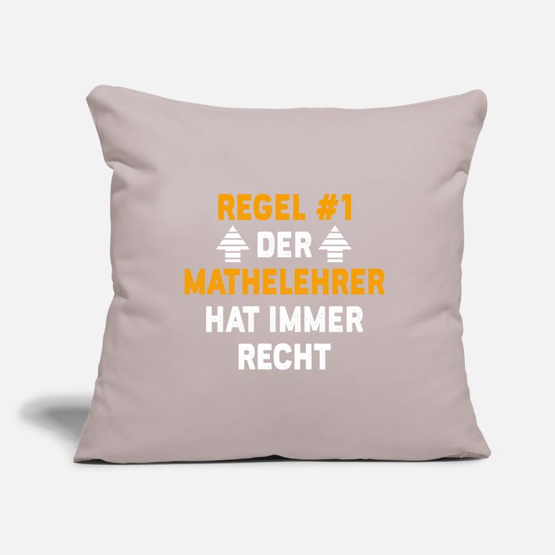 Mathelehrer Geschenk Geburtstag Spruch Sofakissenbezug 45 x 45 cm