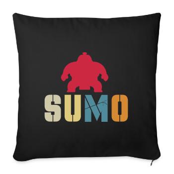 Sumo - Sofa pillowcase 17,3'' x 17,3'' (45 x 45 cm) - black - Front