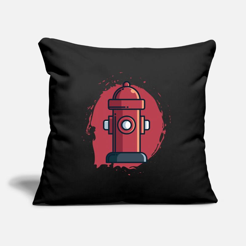 Hydrant Gift, Fire Department Water Fire Extinguish Sofa pillowcase 17,3'' x 17,3'' (45 x 45 cm)
