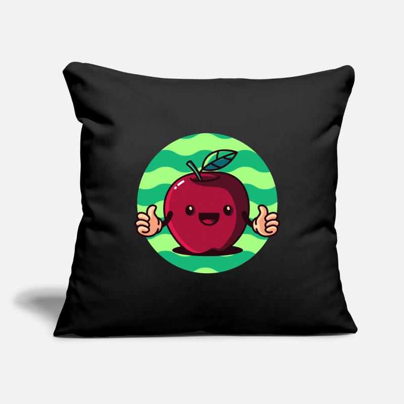 cute apple, fruit fruit vitamins Sofa pillowcase 17,3'' x 17,3'' (45 x 45 cm)