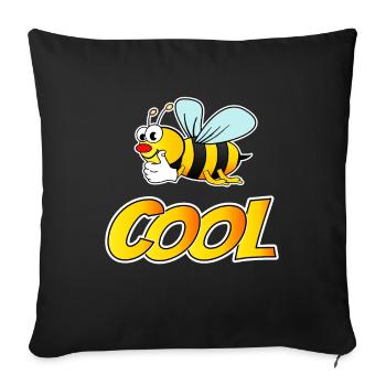 BEE COOL - BE COOL - Sofakissenbezug 45 x 45 cm - Schwarz - Vorne