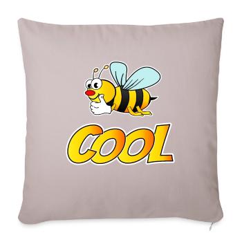 BEE COOL - BE COOL - Sofakissenbezug 45 x 45 cm - helles Taupe - Vorne