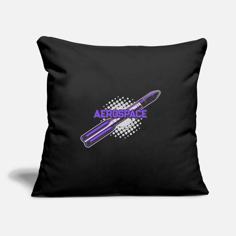 Cosmos spatial de fusée Housse de coussin décorative 45 x 45 cm