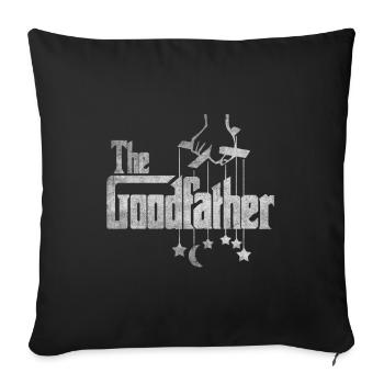 Le Goodfather Vintage - Housse de coussin décorative 45 x 45 cm - noir - Devant