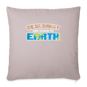 Geologist Study Of Earth Chemistry Rocks - Sofa pillowcase 17,3'' x 17,3'' (45 x 45 cm) - light taupe - Front