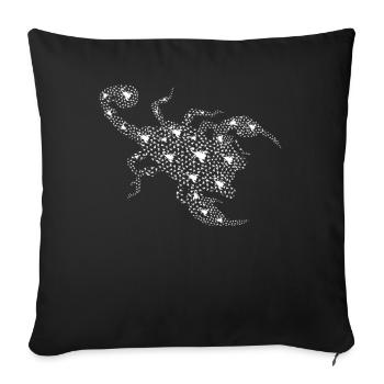 Scorpion de scorpions - Housse de coussin décorative 45 x 45 cm - noir - Devant