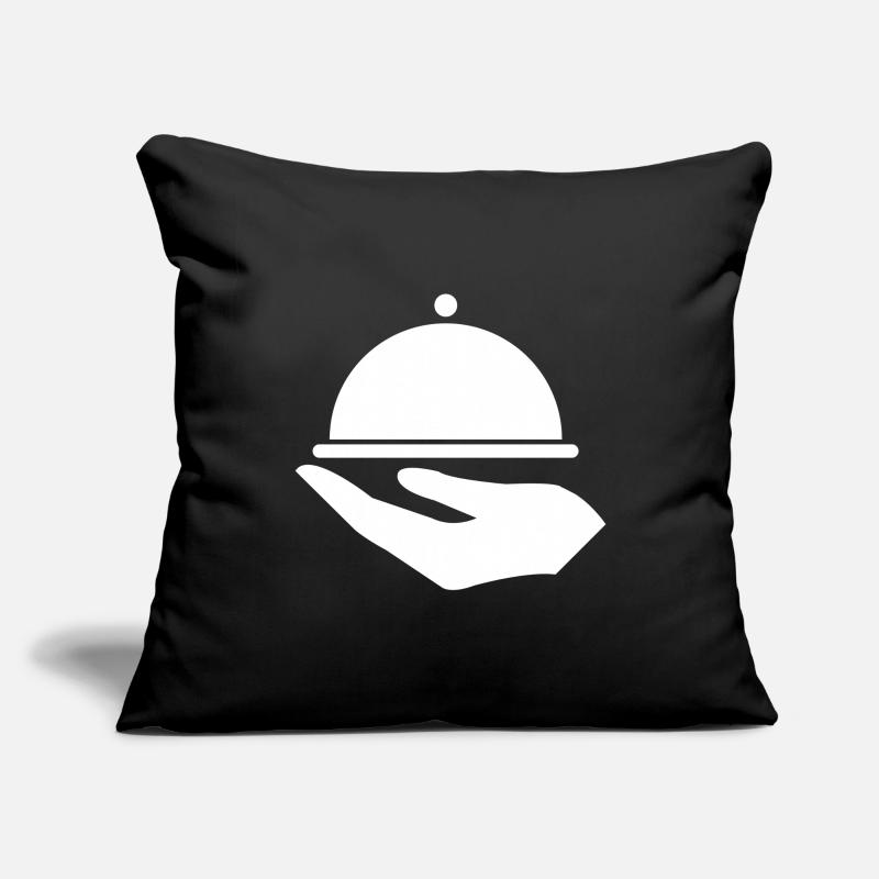 Serving - Waiter with tray Sofa pillowcase 17,3'' x 17,3'' (45 x 45 cm)