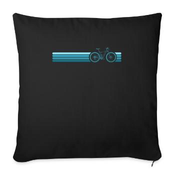 Cyclist Bikers Bicycling Cycling Exercise Workout - Sofa pillowcase 17,3'' x 17,3'' (45 x 45 cm) - black - Front