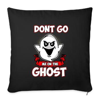 German Saying Deutsch English Denglisch Don't Go - Sofa pillowcase 17,3'' x 17,3'' (45 x 45 cm) - black - Front