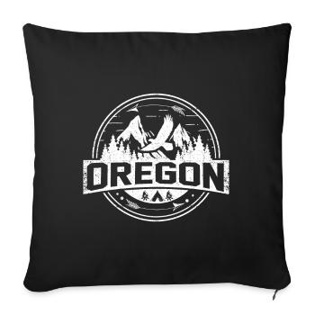 Camping Traveler Adventure Outdoor Survivalist - Sofa pillowcase 17,3'' x 17,3'' (45 x 45 cm) - black - Front