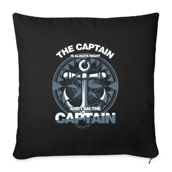 Bootfahren Schwimmer Ozeane Meeresliebhaber Sailor Marines - Sofakissenbezug 45 x 45 cm - Schwarz - Vorne