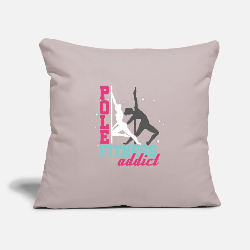 Pole Dancers Classes Dancing Exercise Gift Pole Sofa pillowcase 17,3'' x 17,3'' (45 x 45 cm)