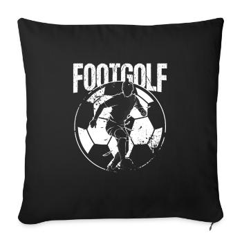 Soccer Golf Golfer Players Football Gift Awesome - Sofa pillowcase 17,3'' x 17,3'' (45 x 45 cm) - black - Front