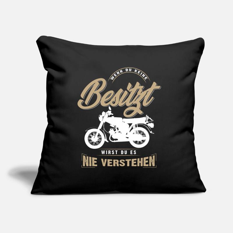 Simson, Simmi, DDR Ostalgie Si vous n'en avez pas Housse de coussin décorative 45 x 45 cm