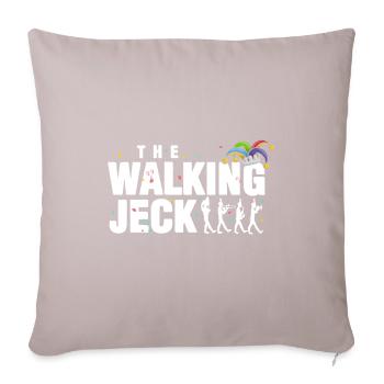 Carnaval, Fashin, La marche Jeck, Fête - Housse de coussin décorative 45 x 45 cm - taupe clair - Devant