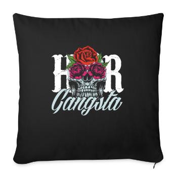 Human Resource Manager Employees Management - Sofa pillowcase 17,3'' x 17,3'' (45 x 45 cm) - black - Front