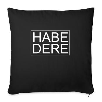 Habedere Lustiger Baby Body - Sofakissenbezug 45 x 45 cm - Schwarz - Vorne