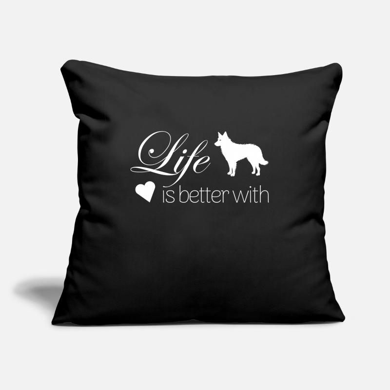 Mudi Hungarian Shepherd Dog Sofa pillowcase 17,3'' x 17,3'' (45 x 45 cm)