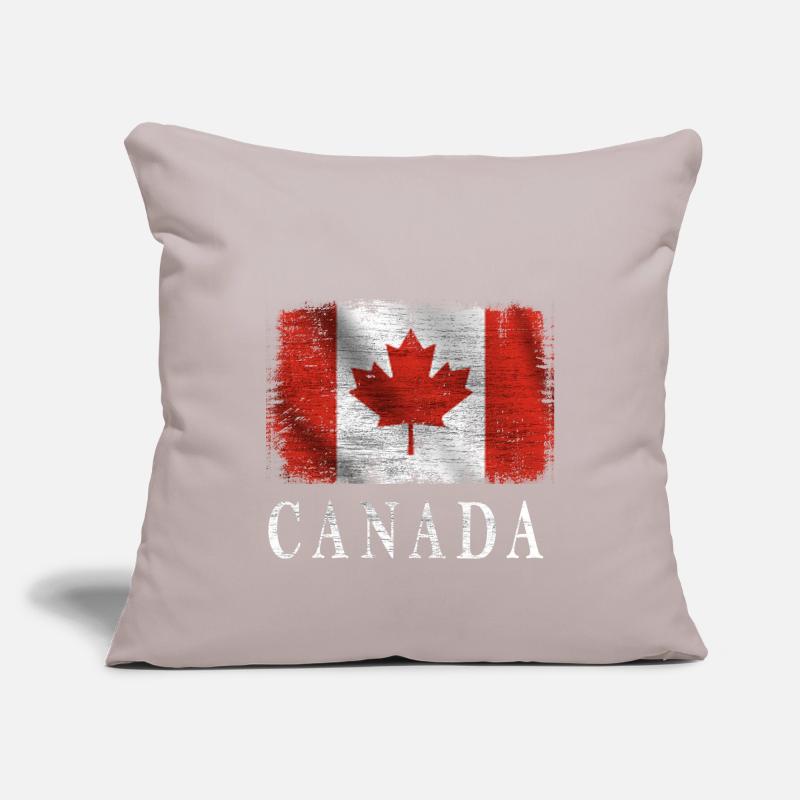 Canada, drapeau du Canada Housse de coussin décorative 45 x 45 cm