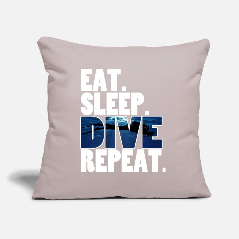 Dive,Diver Sofa pillowcase 17,3'' x 17,3'' (45 x 45 cm)
