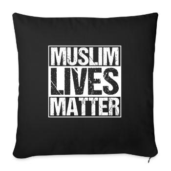 Muslim Allah Islam Mosque Hajj Islamic Reigion - Sofa pillowcase 17,3'' x 17,3'' (45 x 45 cm) - black - Front