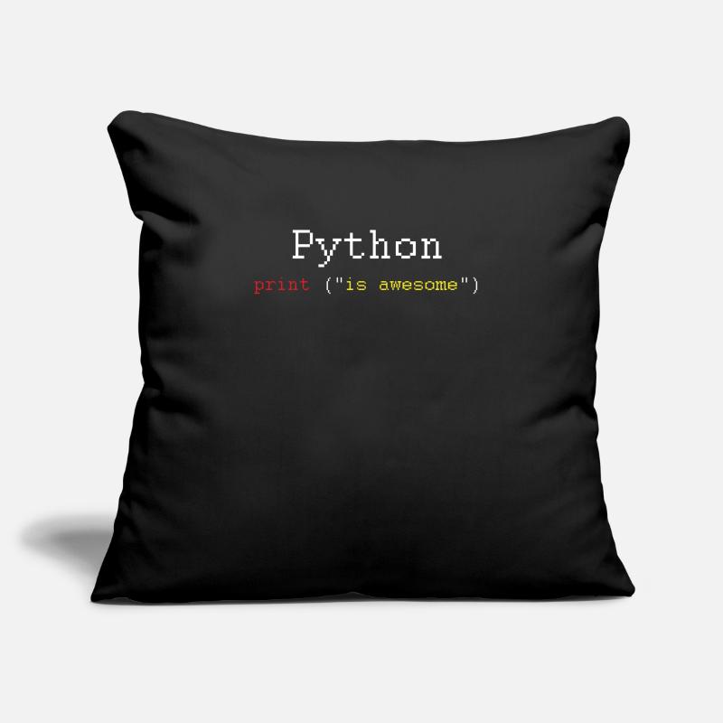 Python HTML Sprachcodierer Codierungsprogrammierer Geschenk Sofakissenbezug 45 x 45 cm