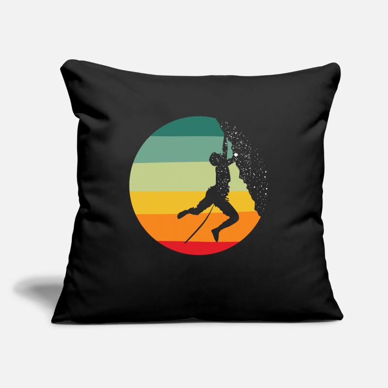 Rock climbing, climbing, Rocks Sofa pillowcase 17,3'' x 17,3'' (45 x 45 cm)