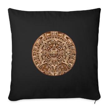 Mayan Calendar Inca Aztec Culture Civilization - Sofa pillowcase 17,3'' x 17,3'' (45 x 45 cm) - black - Front