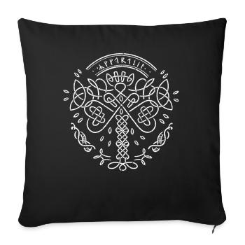 Viking Viking Gift, Odin, Valhalla, Thor - Sofa pillowcase 17,3'' x 17,3'' (45 x 45 cm) - black - Front