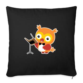Animal Conductor Orchestra Instrument Music Gift - Sofa pillowcase 17,3'' x 17,3'' (45 x 45 cm) - black - Front