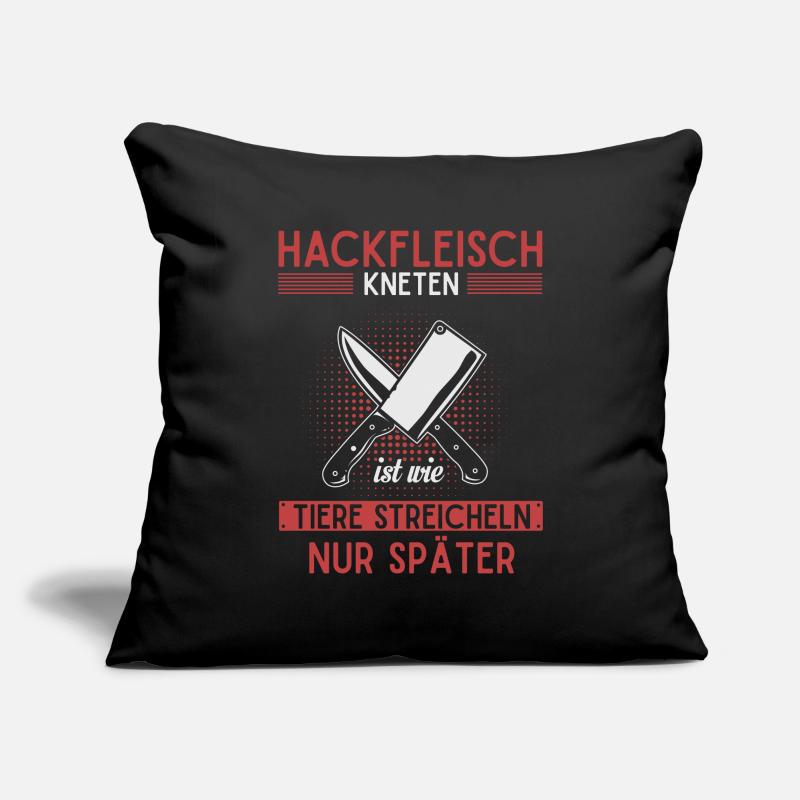 Fleischer und Metzger Geschenk, Hackfleisch Sofakissenbezug 45 x 45 cm