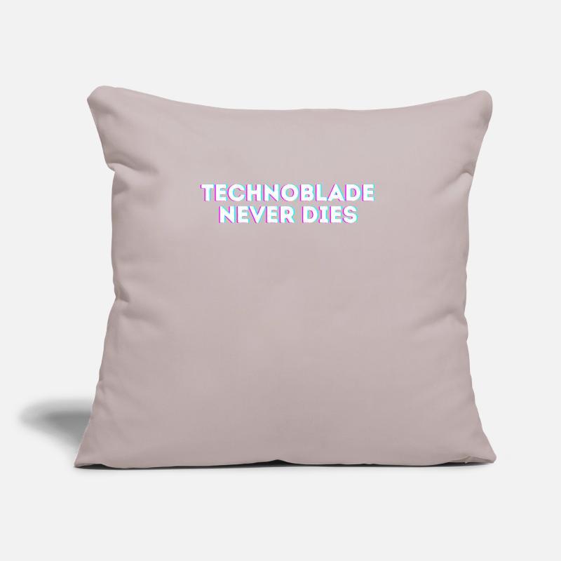 Technoblade Never dies Sofa pillowcase 17,3'' x 17,3'' (45 x 45 cm)