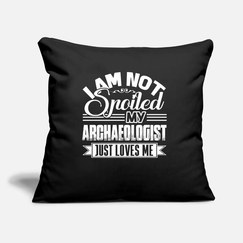 Mon archéologue m'aime Housse de coussin décorative 45 x 45 cm