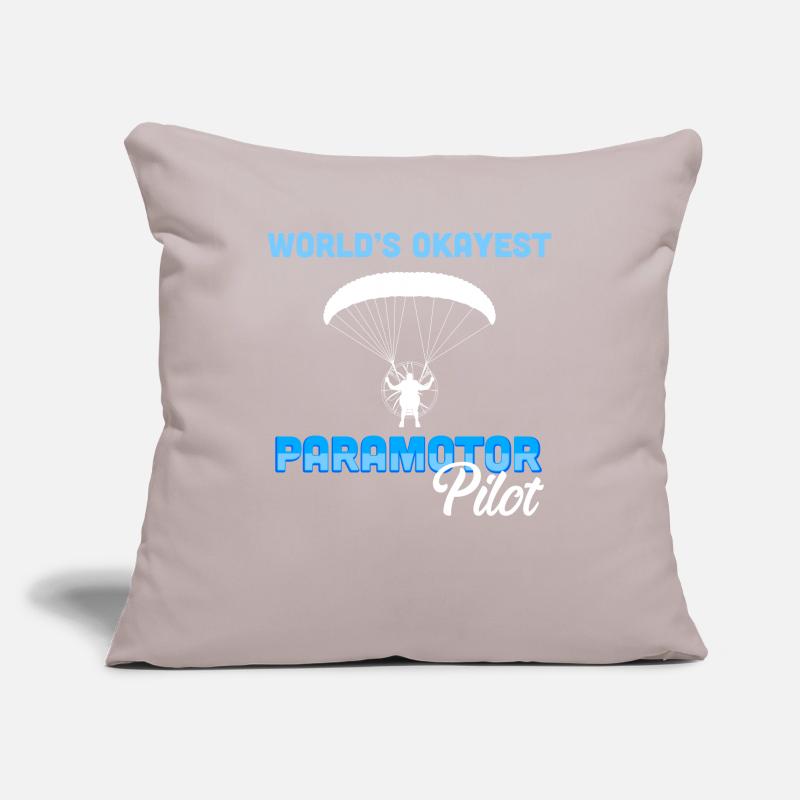 Paramotor Pilot Paragliding Paramotoring product Sofa pillowcase 17,3'' x 17,3'' (45 x 45 cm)