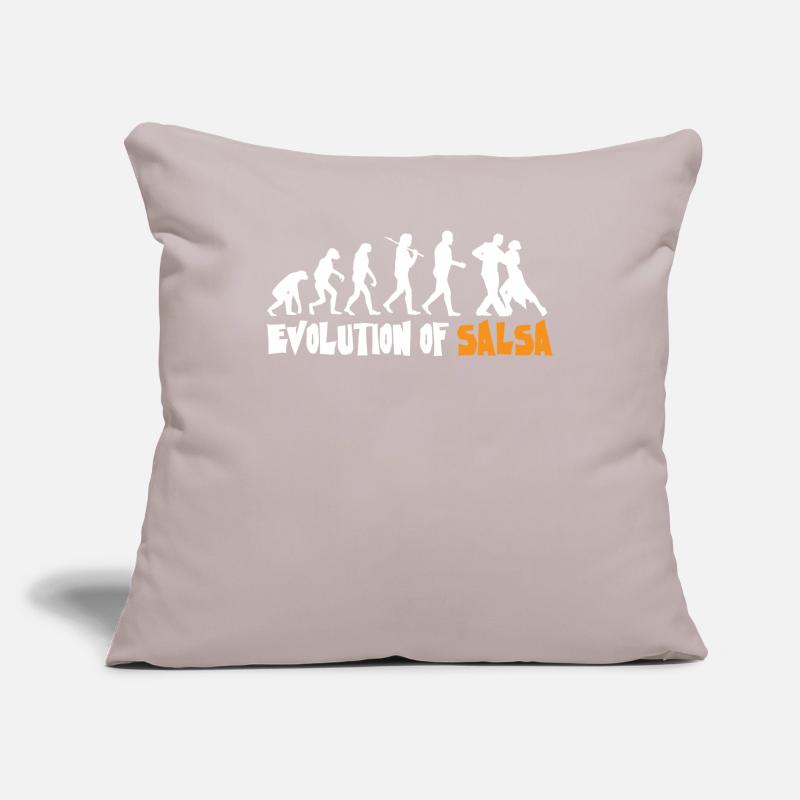 Evolution Salsa, Salsa-Tänzerin Sofakissenbezug 45 x 45 cm