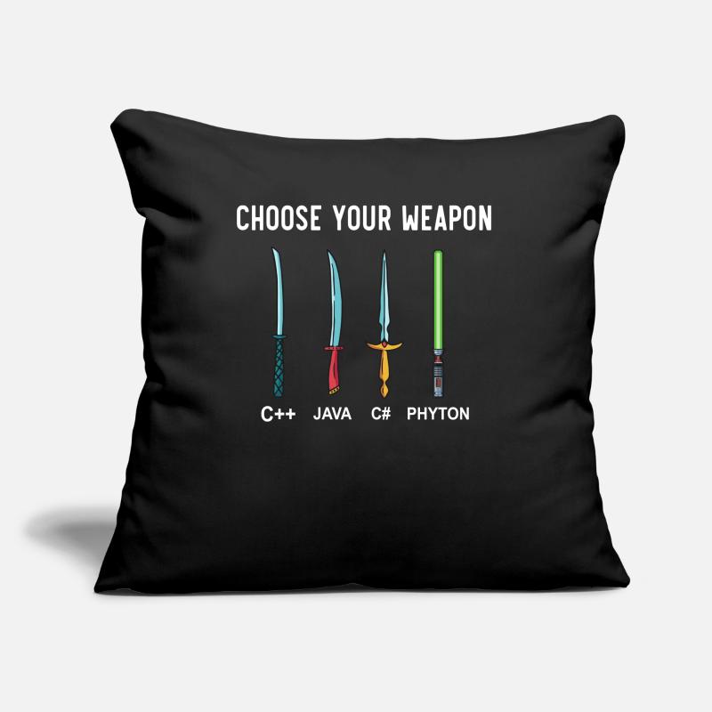PHYTON PROGRAMMER Programmation Encodage d’encodeur Housse de coussin décorative 45 x 45 cm