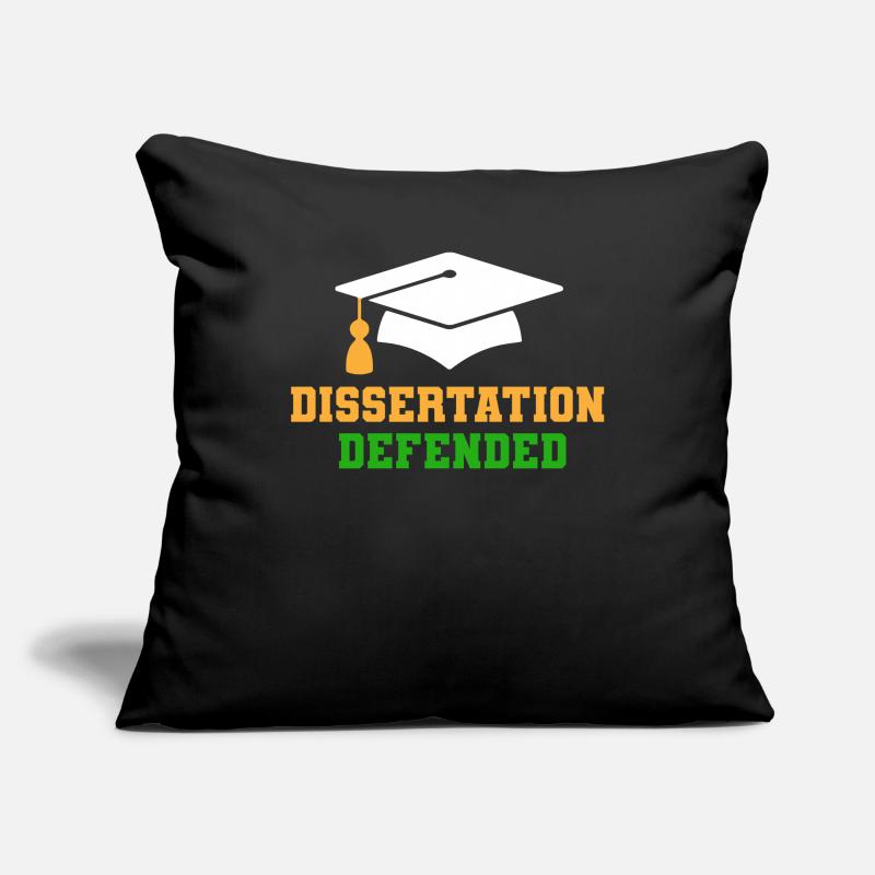 Dissertation Defended Sofa pillowcase 17,3'' x 17,3'' (45 x 45 cm)