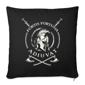Ancient Roman, Rome - Sofa pillowcase 17,3'' x 17,3'' (45 x 45 cm) - black - Front