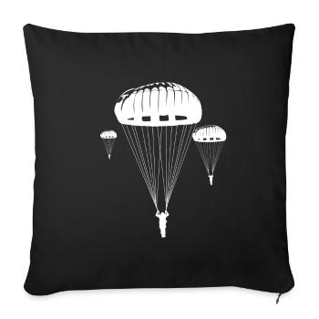 Fallschirmjäger Airborne Division - Sofakissenbezug 45 x 45 cm - Schwarz - Vorne