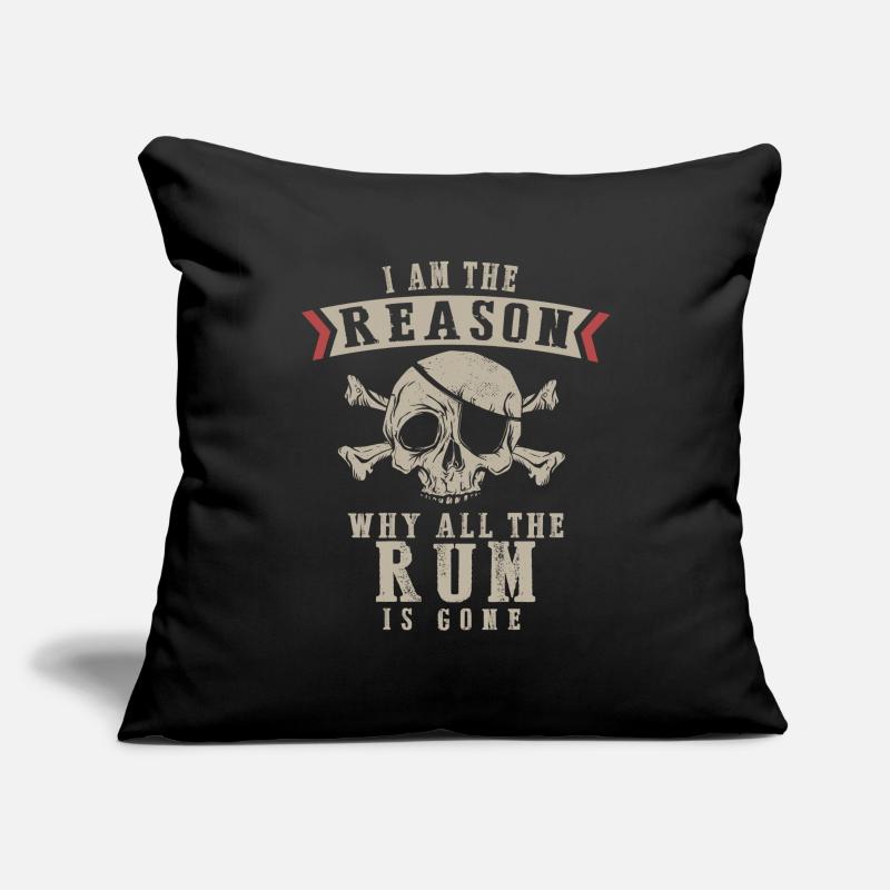 Rum drinker, Rum Sofa pillowcase 17,3'' x 17,3'' (45 x 45 cm)