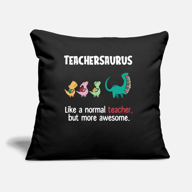 Ssaurus de l’enseignant, Enseignant Housse de coussin décorative 45 x 45 cm
