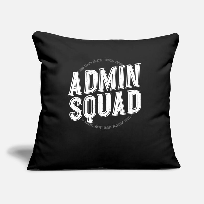 Directeur adjoint, École d’administration Housse de coussin décorative 45 x 45 cm