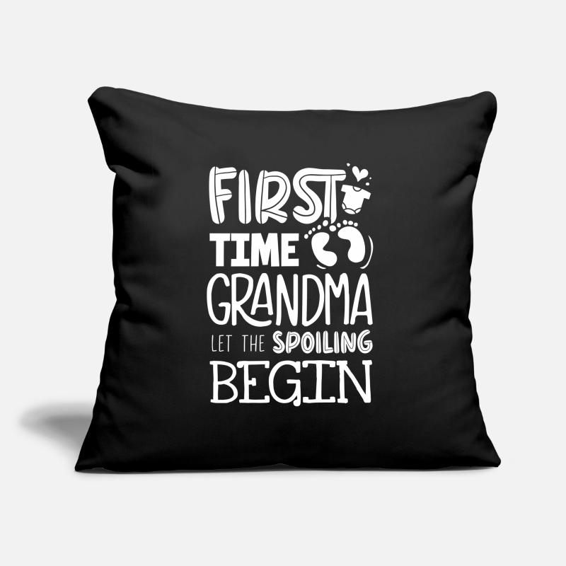 Grandma for the first time Sofa pillowcase 17,3'' x 17,3'' (45 x 45 cm)