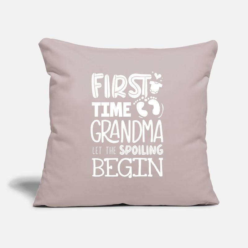 Grandma for the first time Sofa pillowcase 17,3'' x 17,3'' (45 x 45 cm)